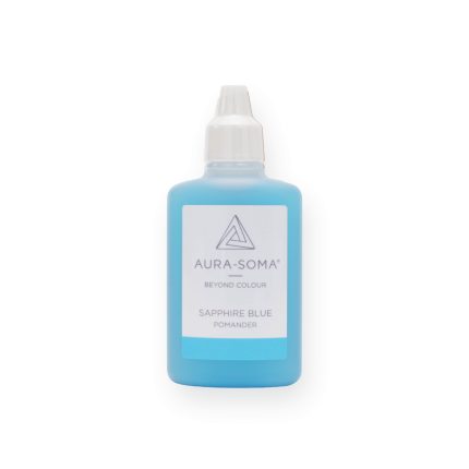 Aura-Soma Saphirblau Pomander für Energiearbeit und Wohlbefinden, ideal zur Harmonisierung deiner Energiezentren.