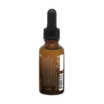 Braunglasflasche mit 30 ml Produkt für Energiearbeit und spirituelle Anwendungen, ideal für transformative Rituale.